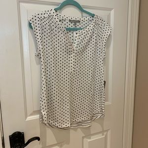 Daniel Rainn Split Neck Knit Top.